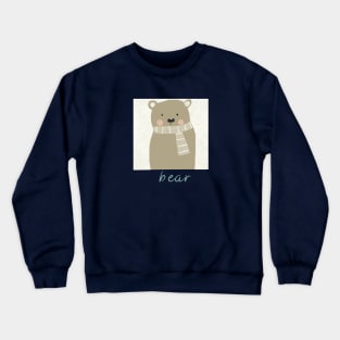 Burr bear Crewneck Sweatshirt